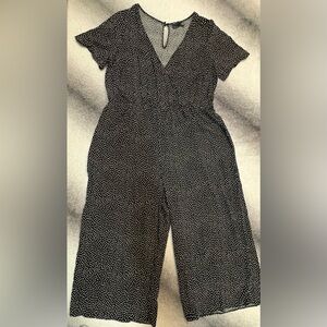 Black and White Polka Dot Jumpsuit